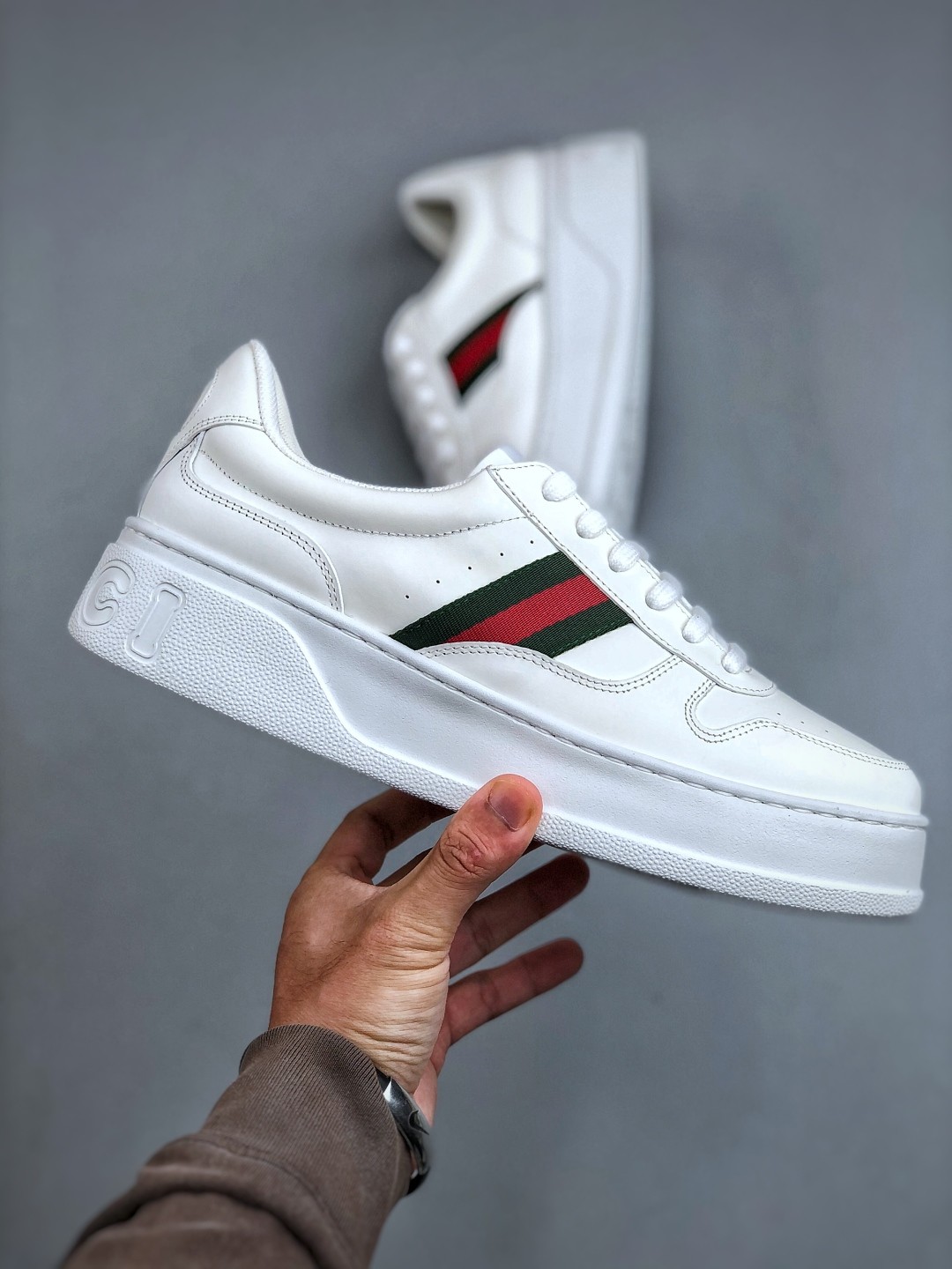 Latest Couple's Thick-Sole Cookie Shoes from GUCCI Counter
